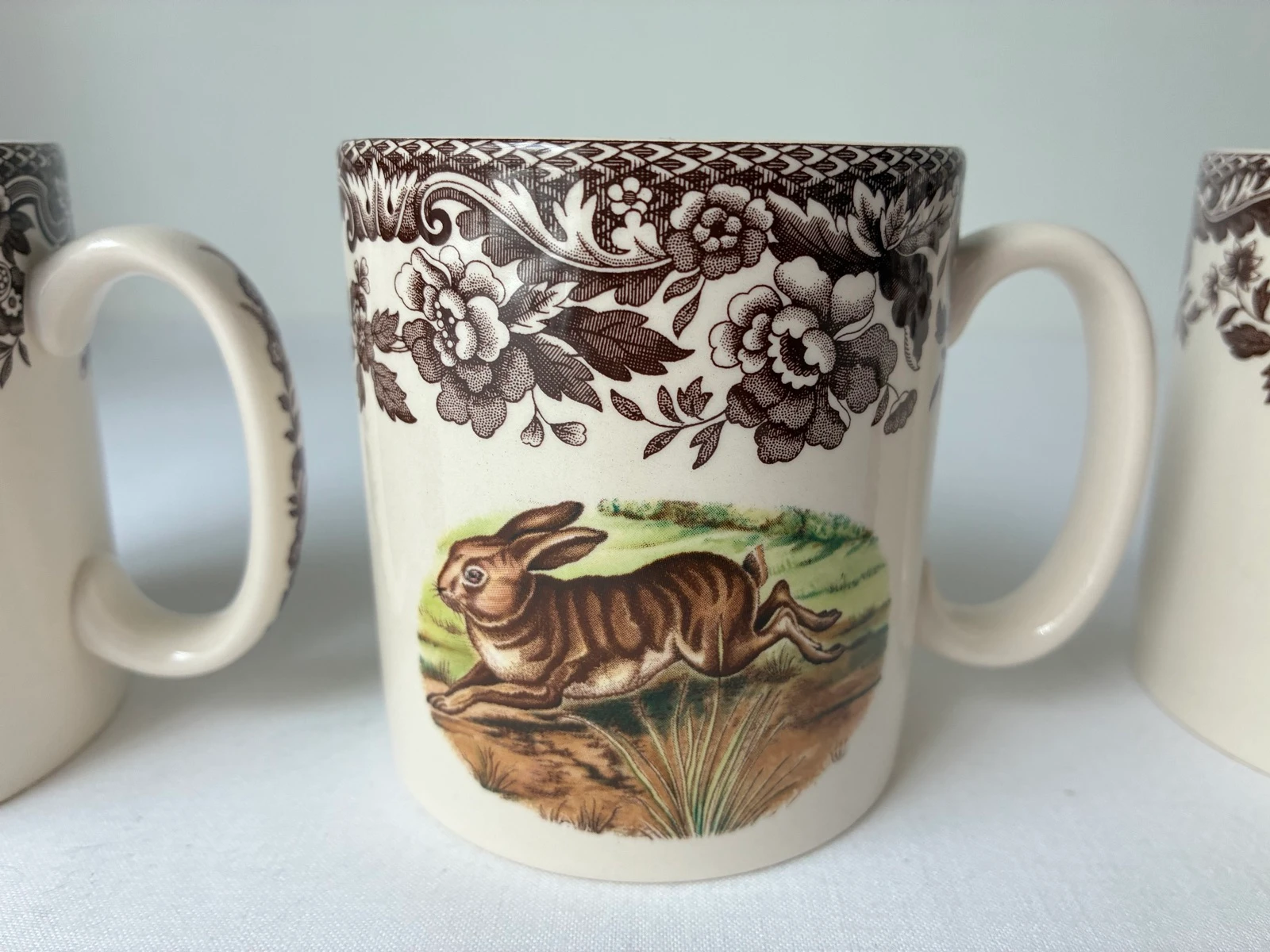 Set of 3 Spode Woodland Rabbit Mugs – photo 7